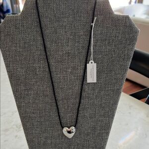 Silver Heart Pendant Necklace